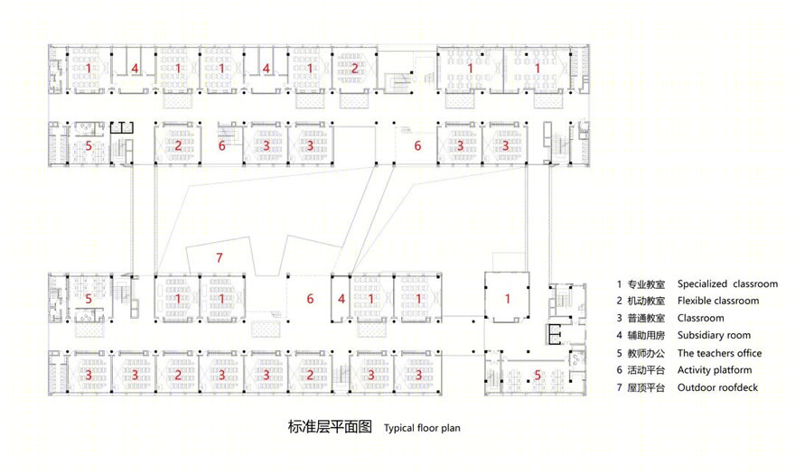 深圳市龙华区行知中学丨中国深圳丨筑博设计-152