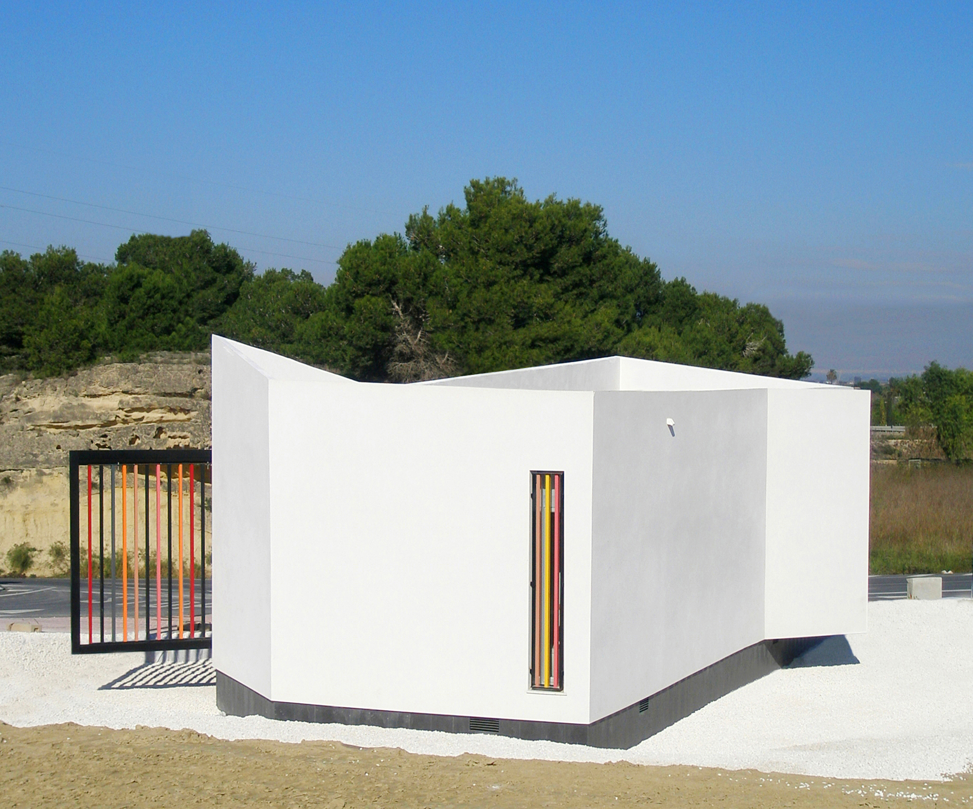 西班牙销售管理办公室的“电磁波谱”设计丨Esculpir el Aire-16