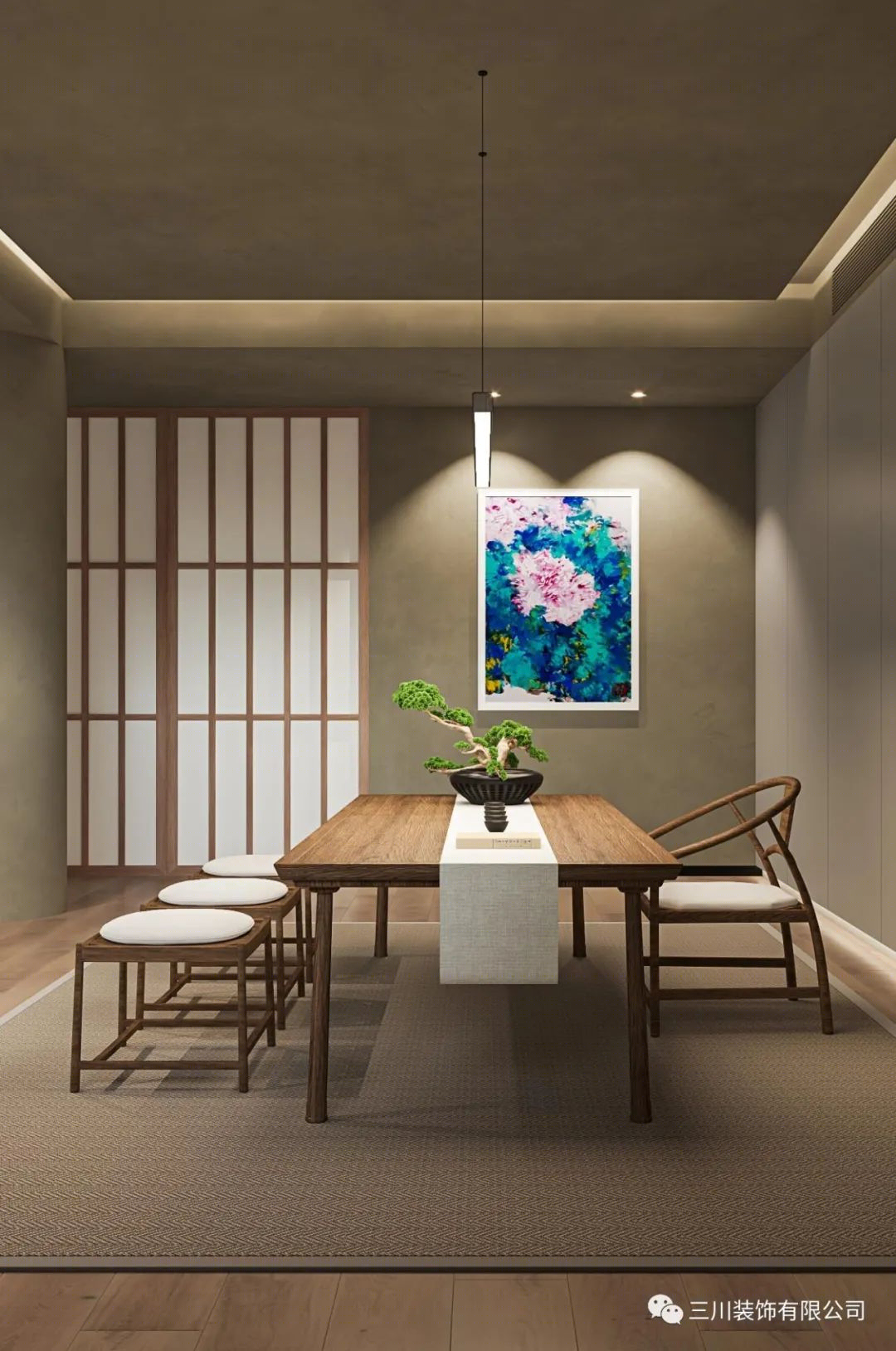 老藤花馆 · 禅意茶空间丨三川设计-32