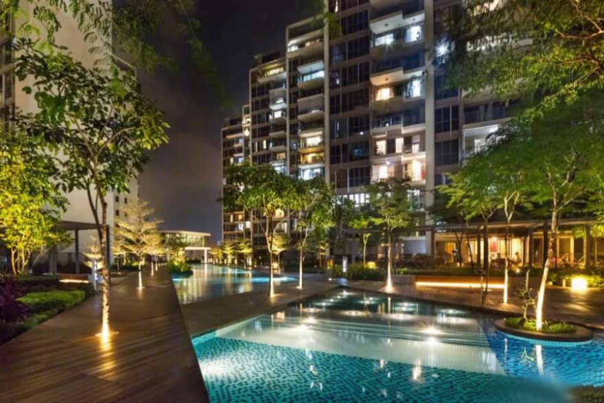 新加坡Kovan Regency住宅大区景观-19