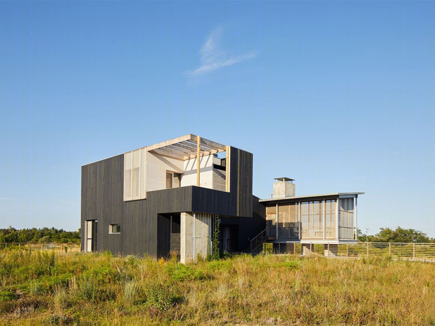 美国长岛 Wetlands 住宅 | 防洪设计,自然美景尽收眼底-3