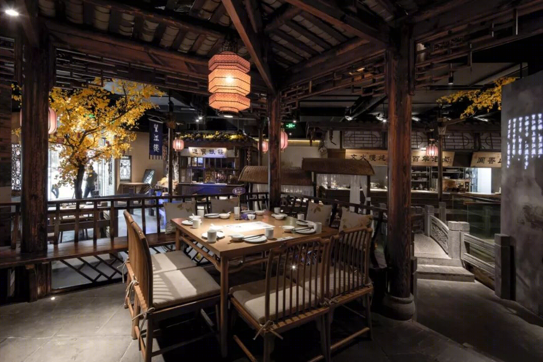 集嘉设计打造的中式餐厅"菜根香-- 望江楼"-7