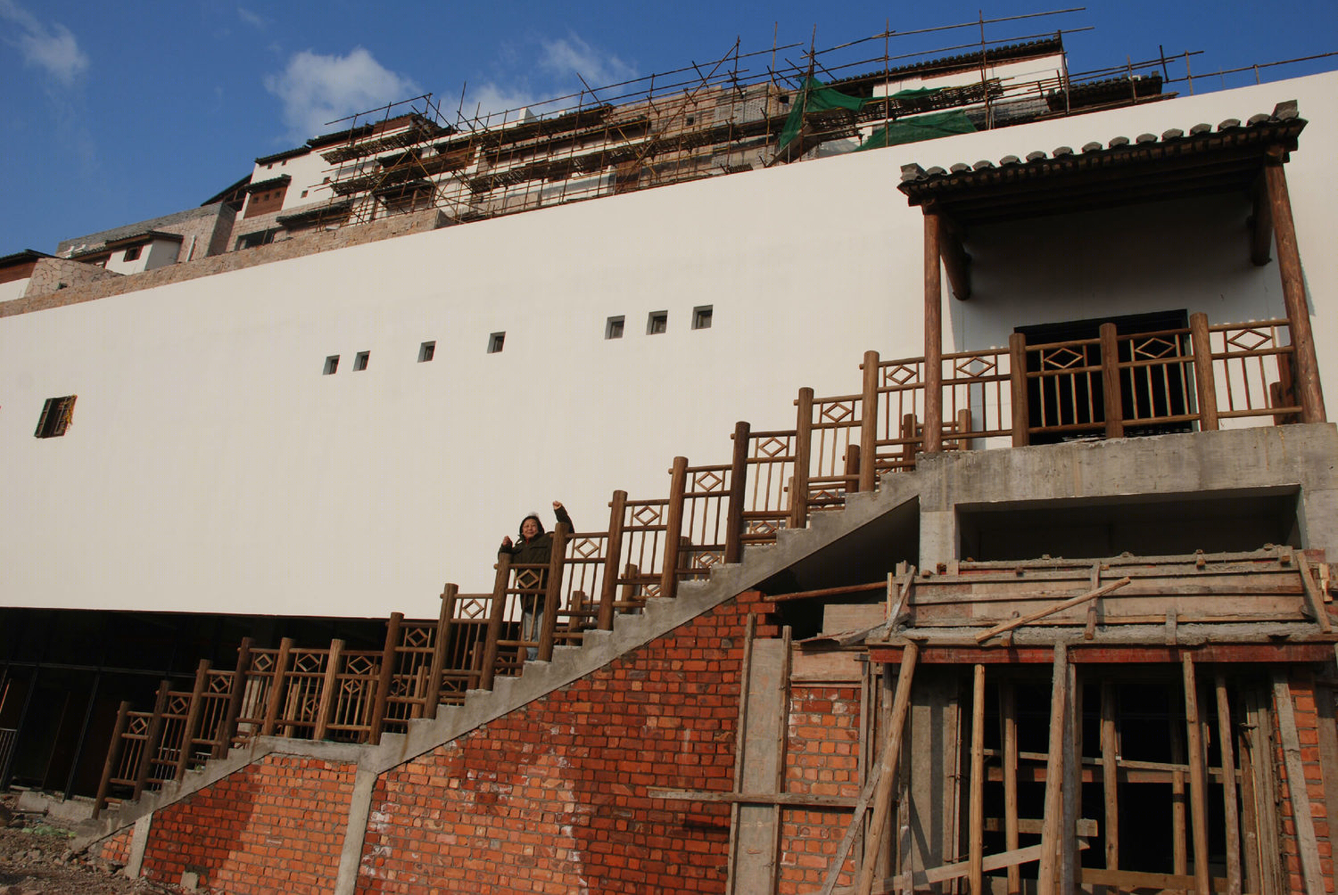普陀山码头裸崖建筑-19