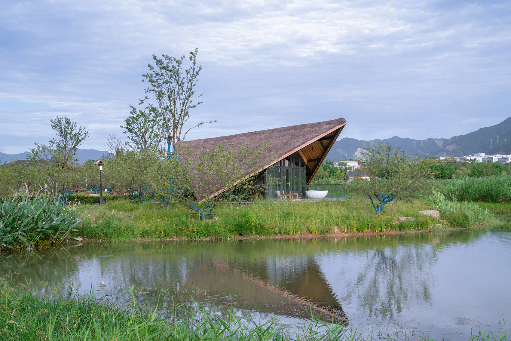 富阳阳陂湖湿地生态酒店丨中国杭州丨尌林建筑-23