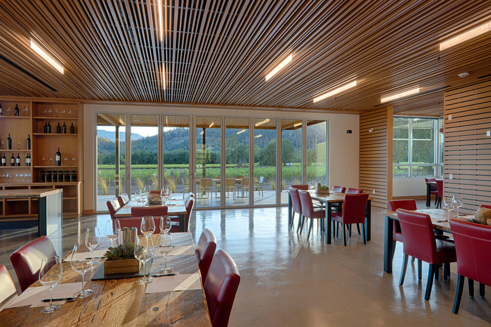 美国圣赫勒拿岛泰特斯酒庄(America St· Helena Titus Winery)丨MH Architects-34