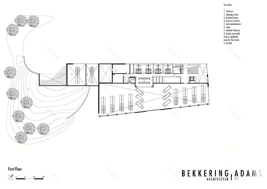 荷兰杜廷赫姆市消防局丨Bekkering Adams建筑事务所-31