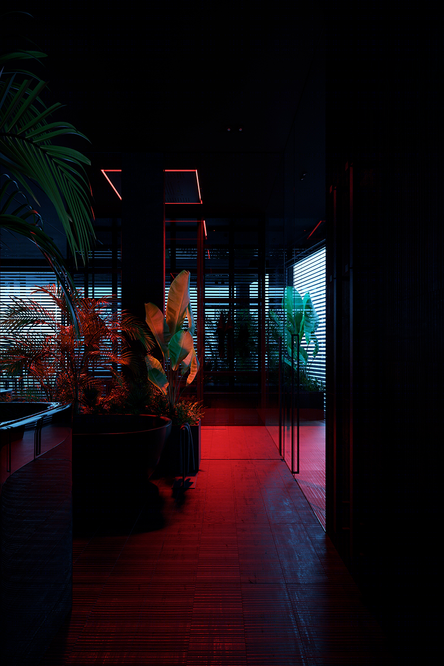 高级黑++自然绿家居空间设计丨Igor Sirotov Architects-47