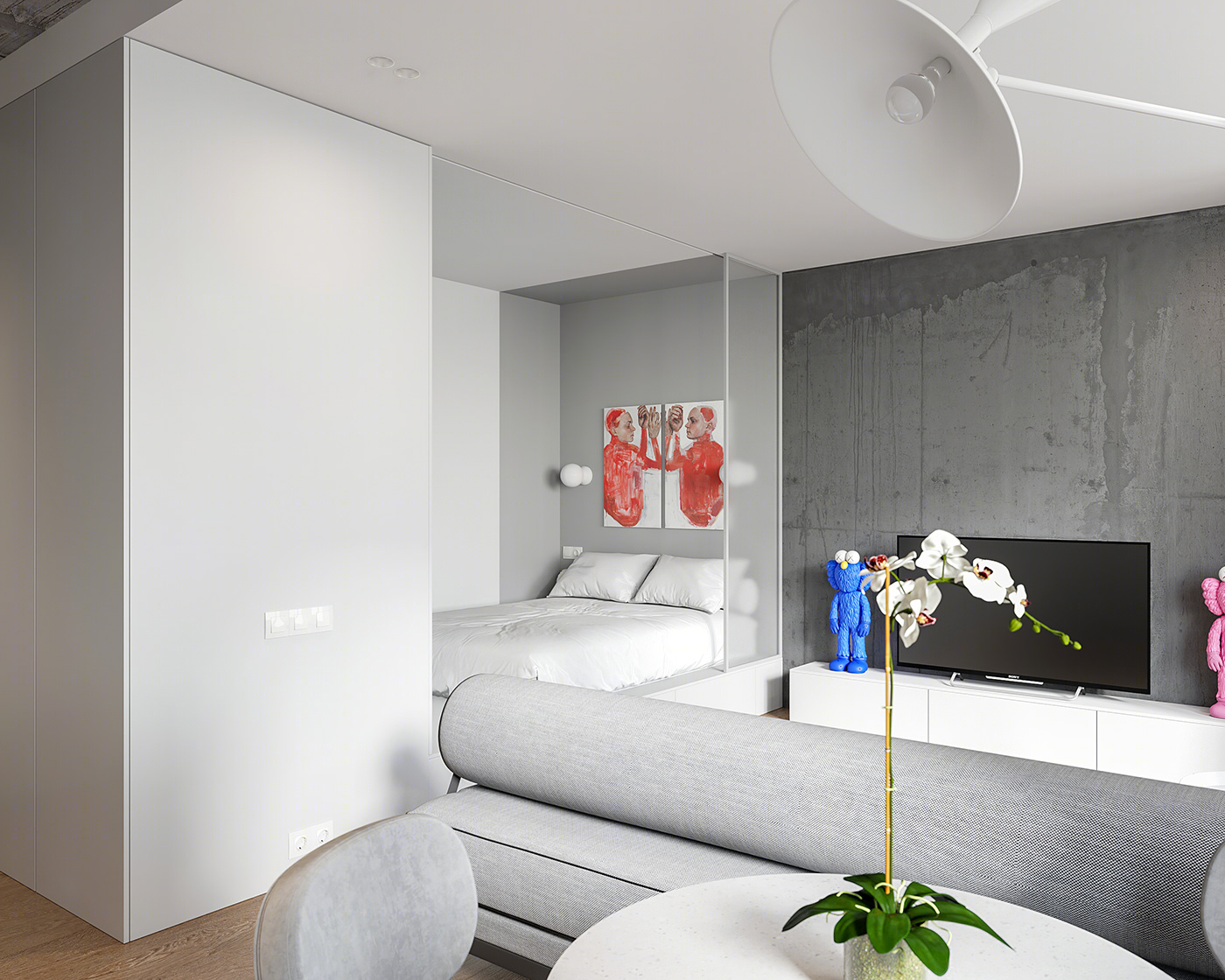 Tiny Apartment in Moscow _ Russia _ 38 02 m2 on Behance_files Andrey Barinov-22