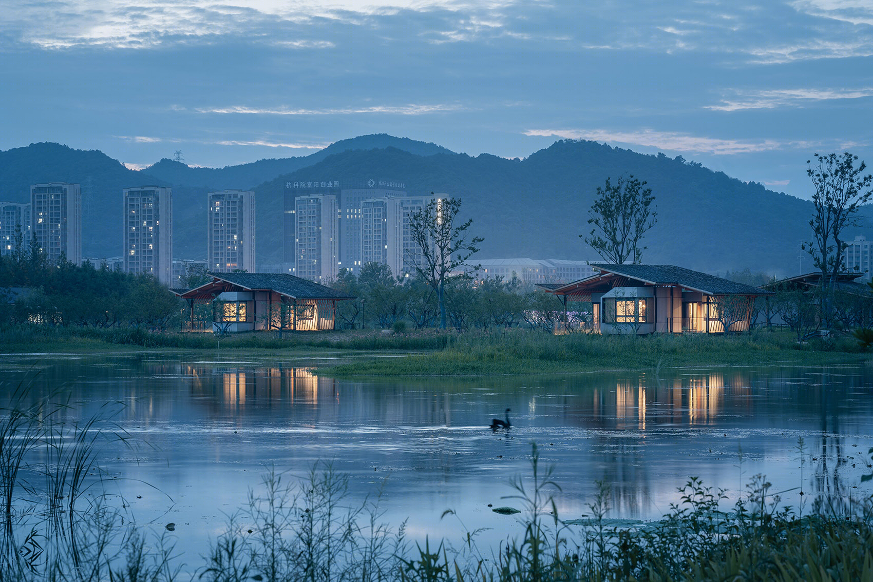 富阳阳陂湖湿地生态酒店丨中国杭州丨尌林建筑-27