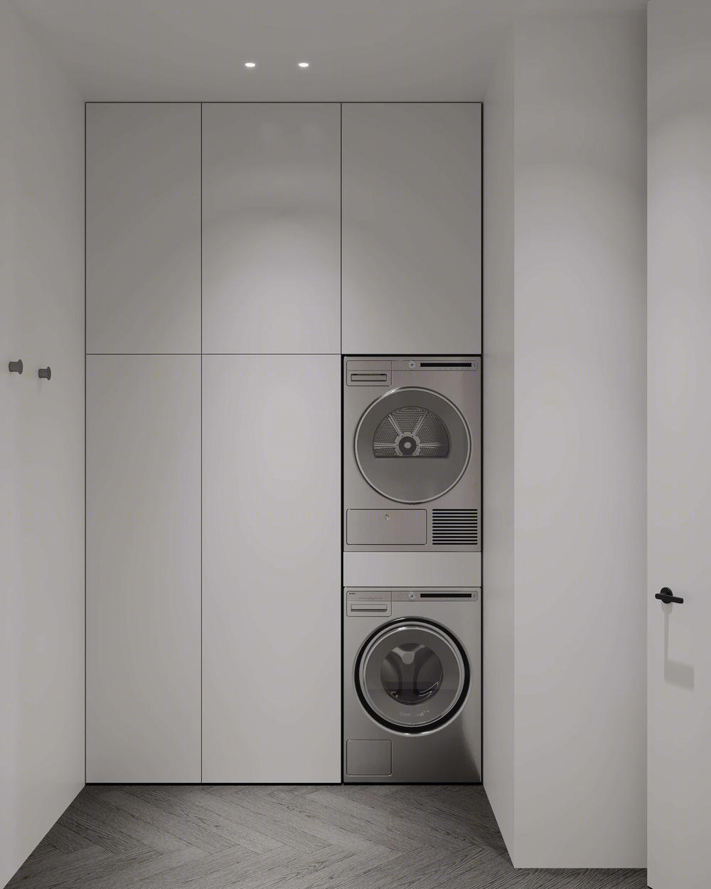 87㎡简约风空间设计 超有质感和意境！-37