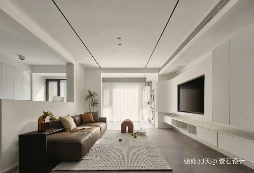 南京 117 平现代简约三室丨中国南京丨壹石设计(南京)-7