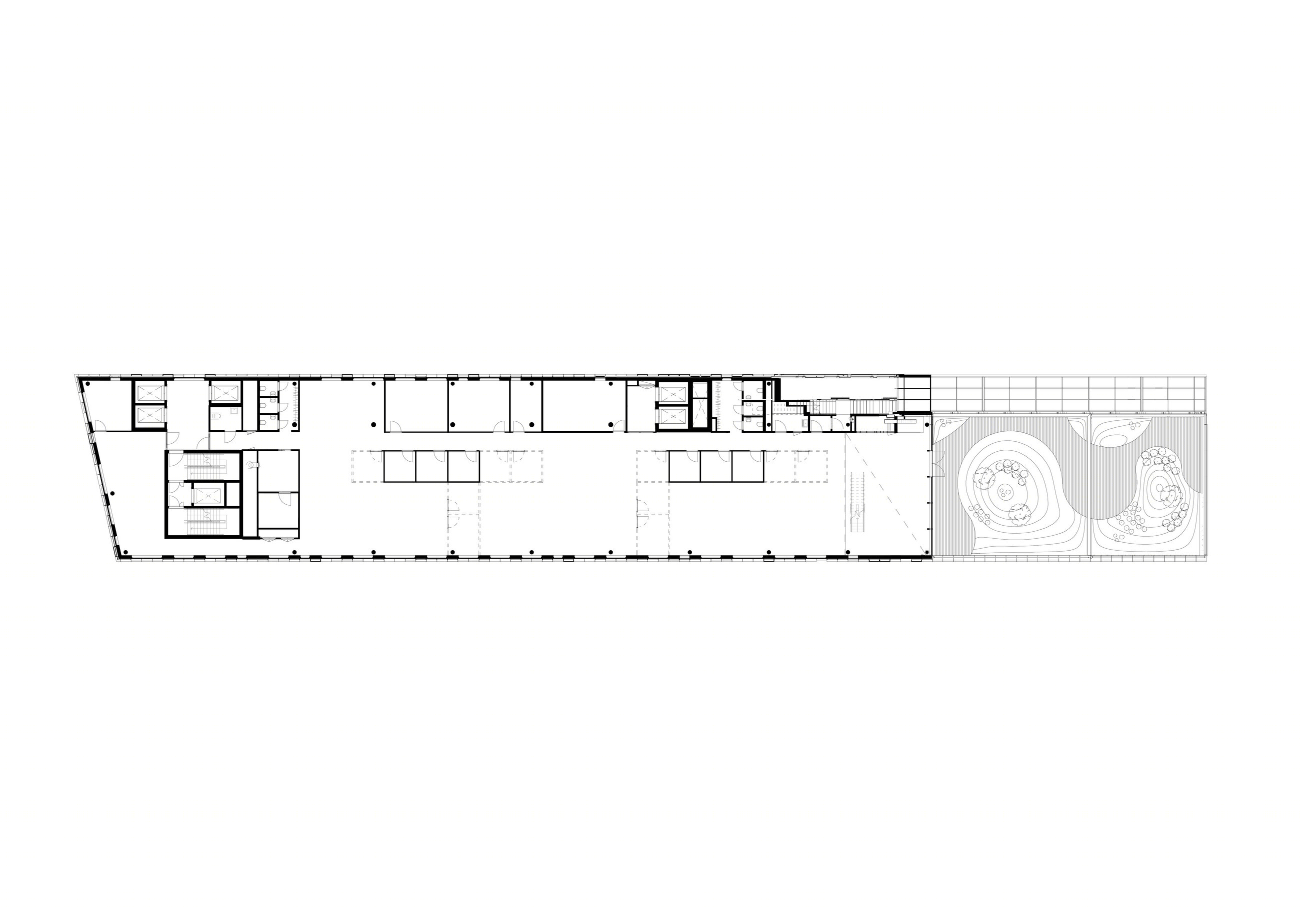 挪威 DnB NOR 总部-C 建筑，绿色屋顶与室内公共空间的设计亮点-24