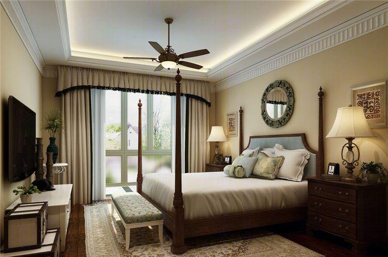 上海龙湖滟澜山别墅美式风格设计-9