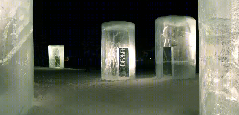 芬兰小熊座冰雕灯笼 | 雪地中的梦幻空间-11