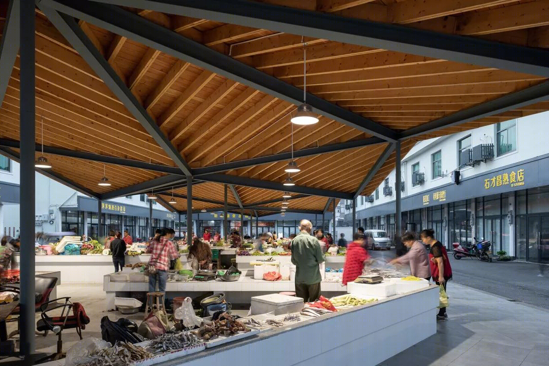 绍兴侠父村农贸市场改造,旧建筑新生-16