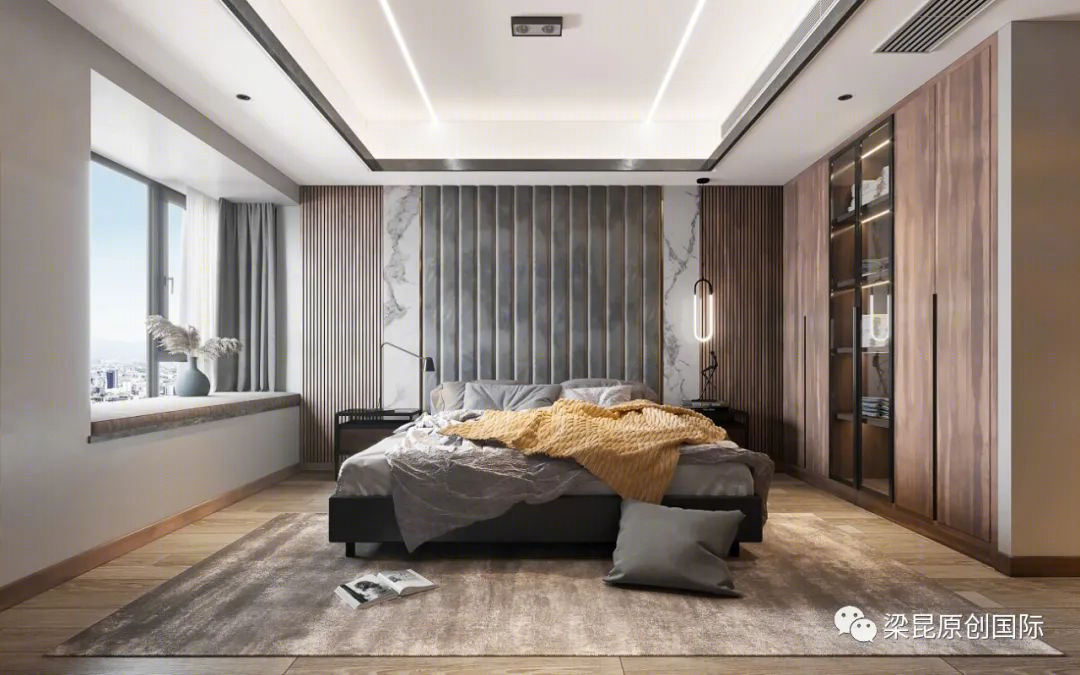 江畔大地 170㎡高层住宅 | 绅士格调,醇厚而温暖-25