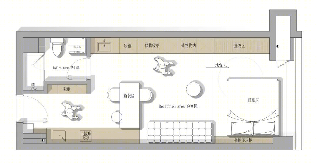初居 · 50㎡小住宅的灵动设计丨中国徐州丨HONGHU-11