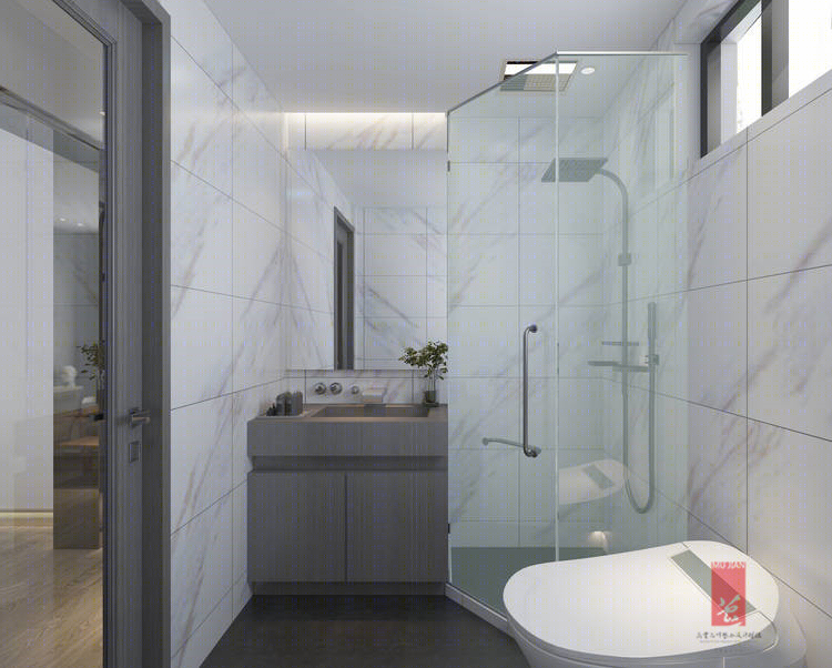 灰色智能主题小户型设计-12