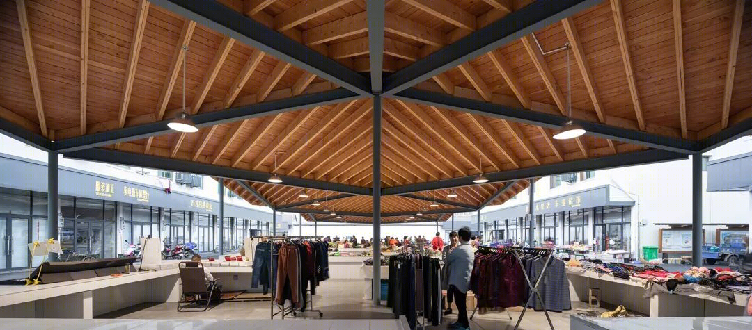 绍兴侠父村农贸市场改造,旧建筑新生-25