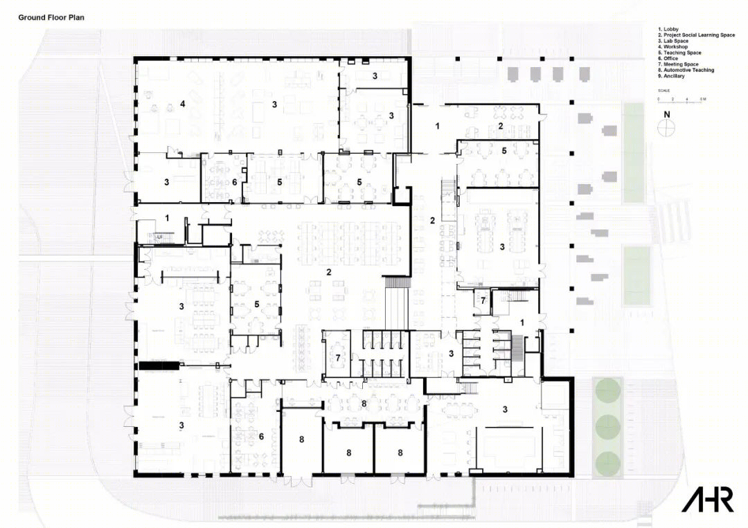 下一代学生工程师教学楼丨英国丨AHR-47