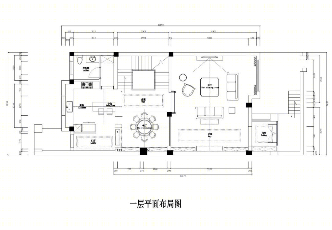 浙江湖州 420㎡美式轻奢别墅，高级撞色++ 中岛厨房，理想美宅！-18