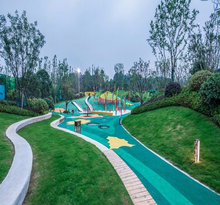 南京新城住宅新中式住宅景观-2