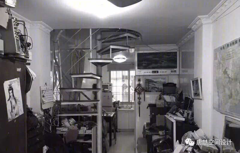 上海 24㎡旧房改造,90 后夫妻打造 80㎡共享空间-9