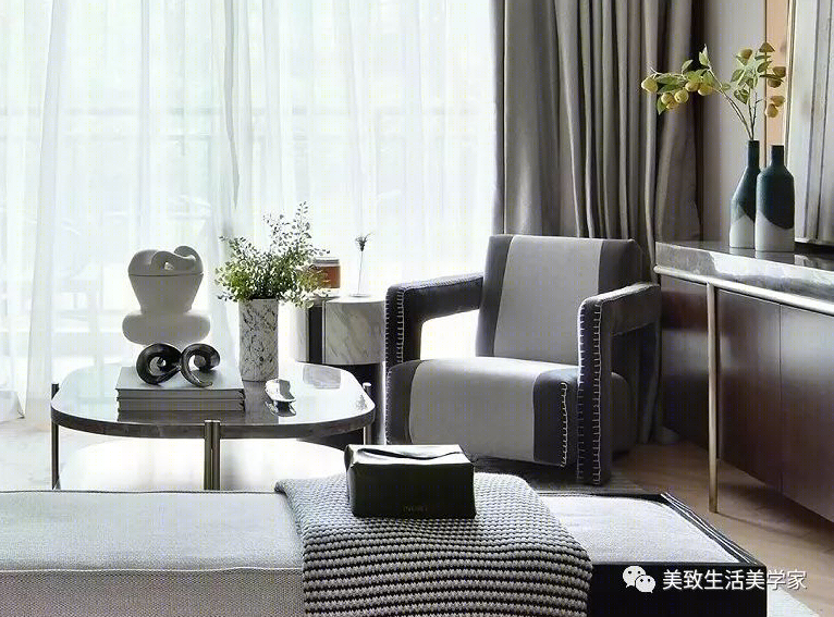 轻奢现代风住宅设计,东方美学与西方文化的完美结合-48