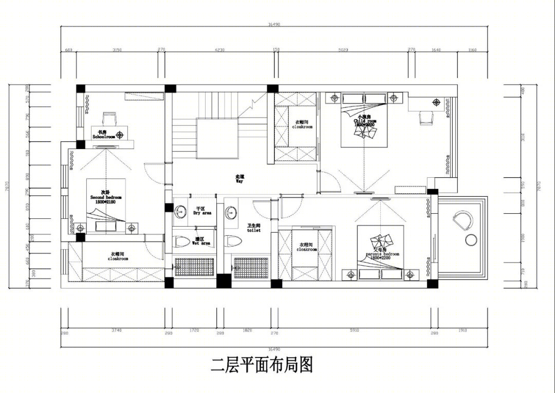 浙江湖州 420㎡美式轻奢别墅，高级撞色++ 中岛厨房，理想美宅！-19