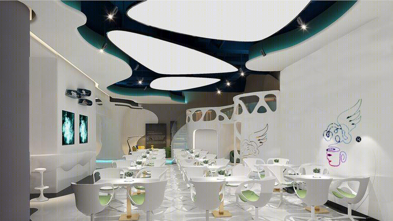 3D 科技融入现代咖啡空间——深圳京基 100 的“3DCOFFICE”-1