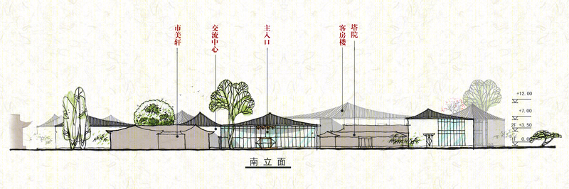 成都杜甫草堂国际文化交流中心建筑设计-35