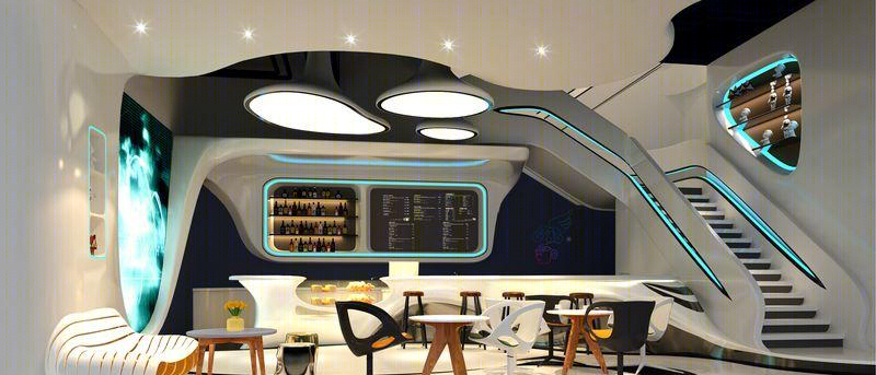 3D 科技融入现代咖啡空间——深圳京基 100 的“3DCOFFICE”-4