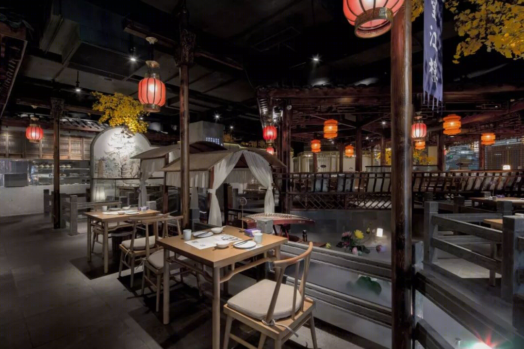 集嘉设计打造的中式餐厅"菜根香-- 望江楼"-8