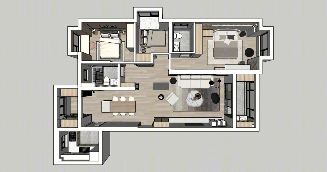 中建大公馆︱冬日安静美学空间-30