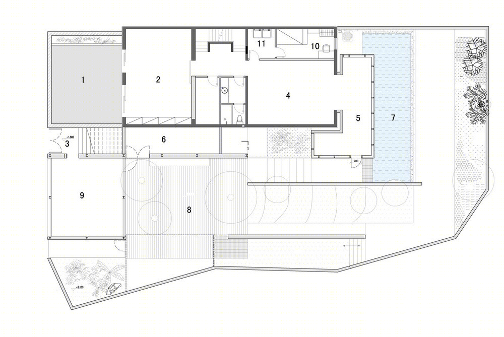 济南孟住宅 | 整合景观与室内空间,打造高品质生活居所-14