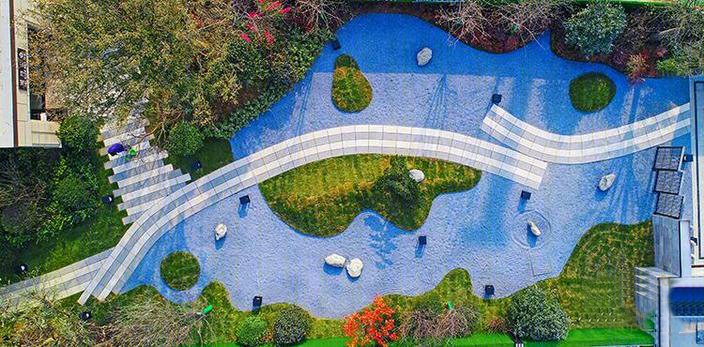 西安浐灞绿地与湖住宅景观 | 轻唐风打造尊贵书香雅致-10