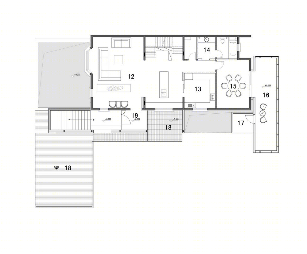 济南孟住宅 | 整合景观与室内空间，打造高品质生活居所-17