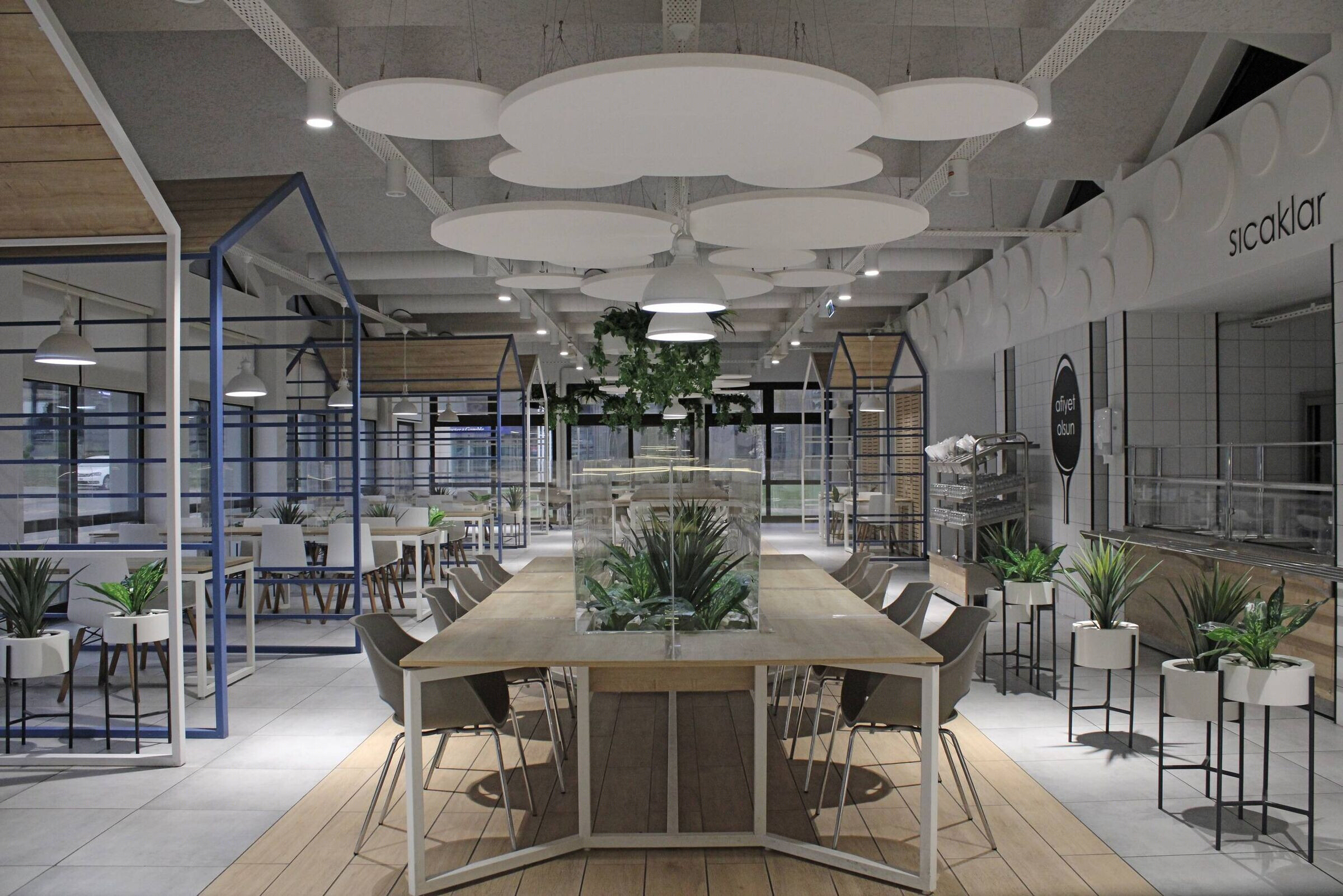 绿色活力员工食堂 P&G 咖啡厅丨土耳其科贾埃利丨Caglayan Architects-14