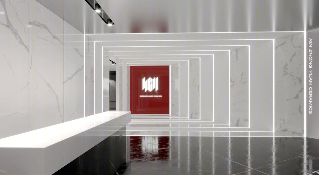 【视觉旋律】新中源陶瓷展厅设计-13