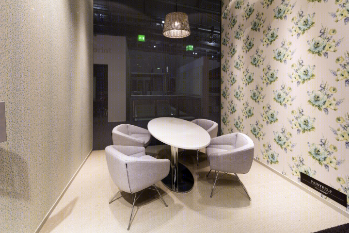 法兰克福展会上的 Grandeco 壁纸展厅 | Franken Standbouw 打造的真实家居空间-35