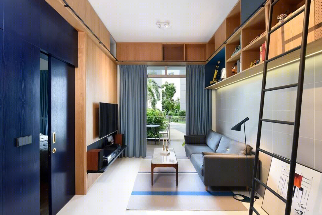 新加坡 86m²现代摩登单身公寓，打造层次感空间-3