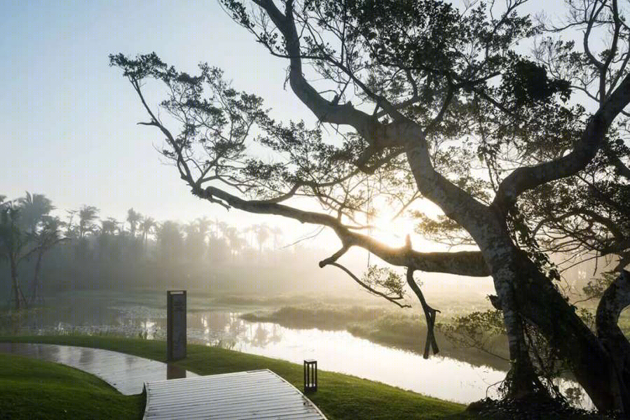 鲁能文昌山海天淇水湾捌号示范区景观-12