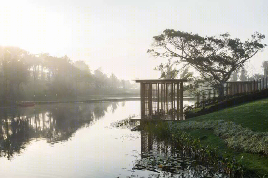 鲁能文昌山海天淇水湾捌号示范区景观-13