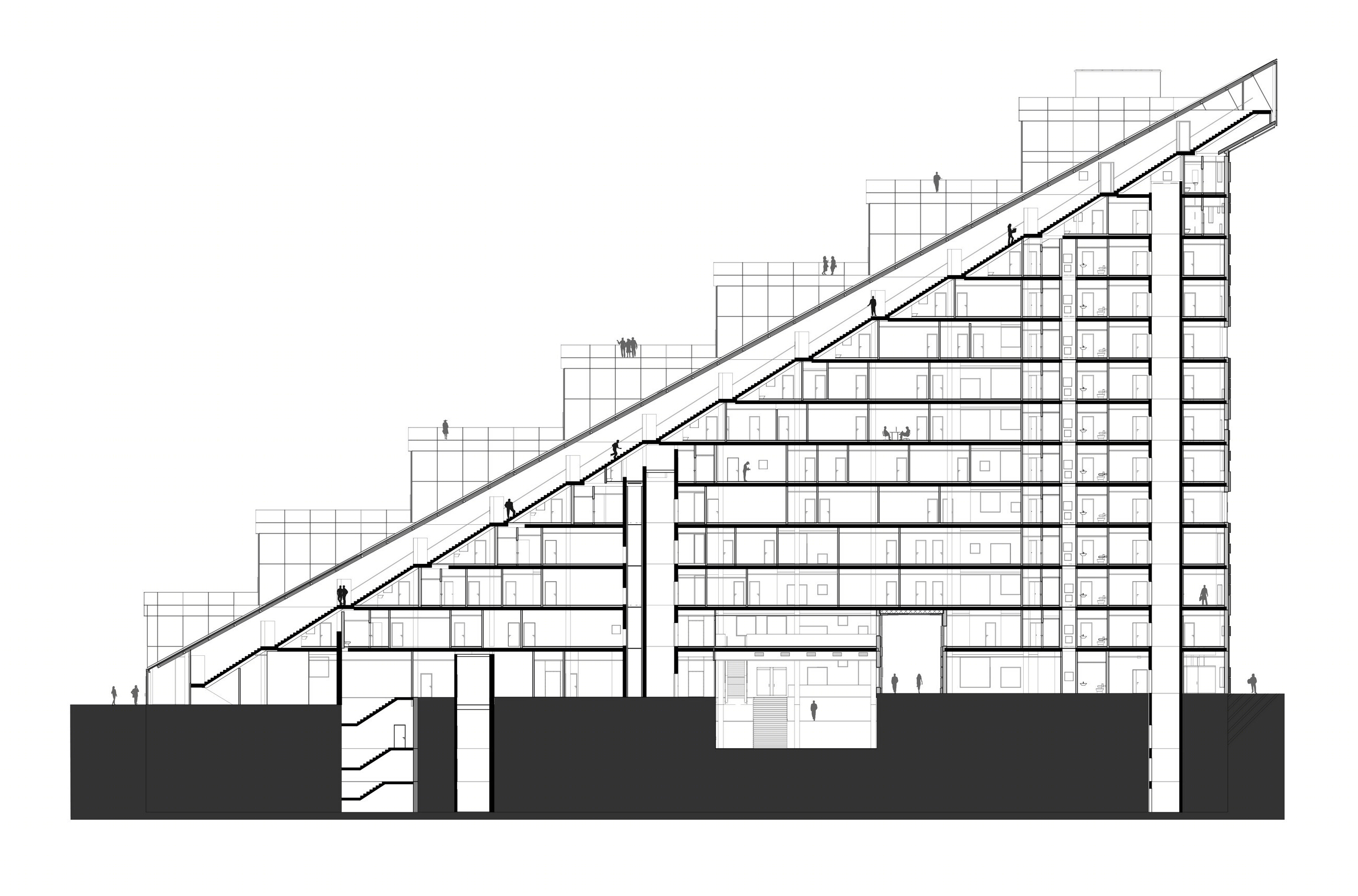 挪威 DnB NOR 总部-C 建筑，绿色屋顶与室内公共空间的设计亮点-26