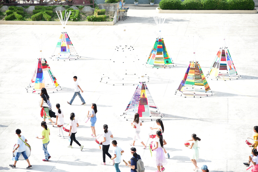 四川南充仪陇空间装置建造营——让孩子们拥抱建筑梦想-4