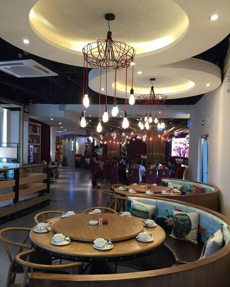 王武林丨中餐厅丨中山湘当食惠餐厅空间设计-10