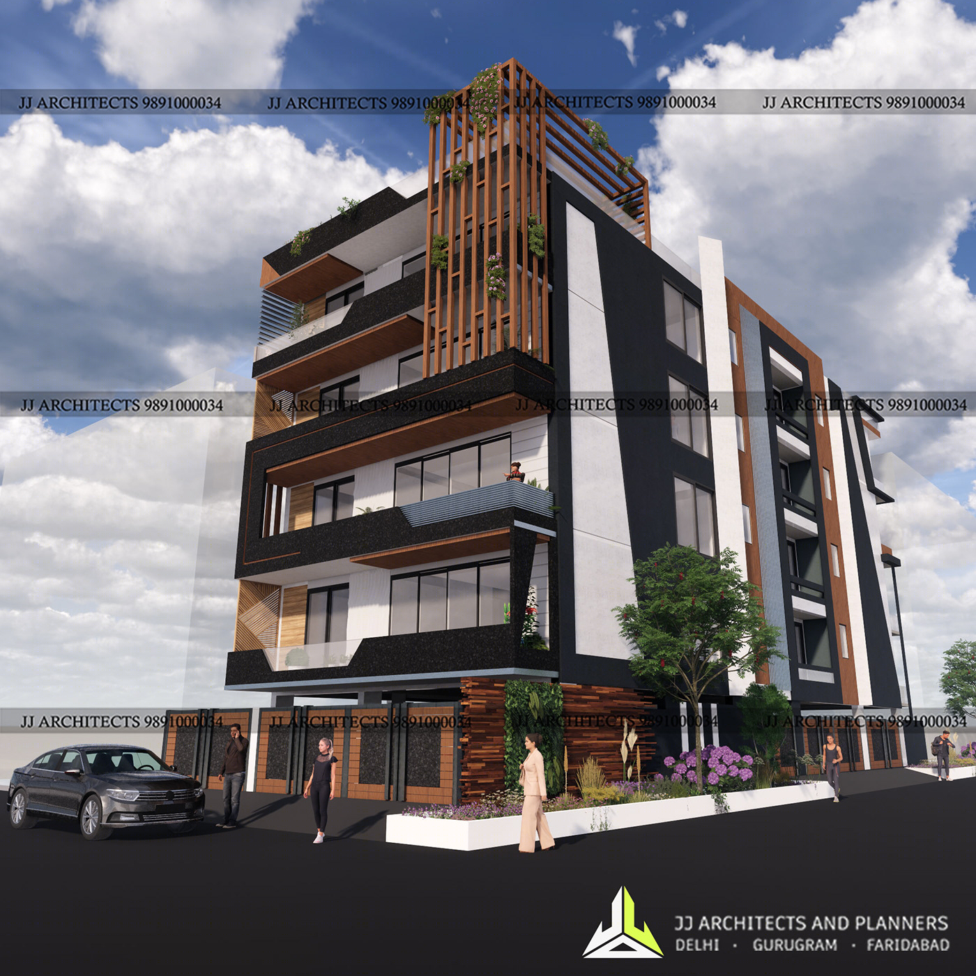 JJ 建筑师规划师现代简约办公空间设计-2