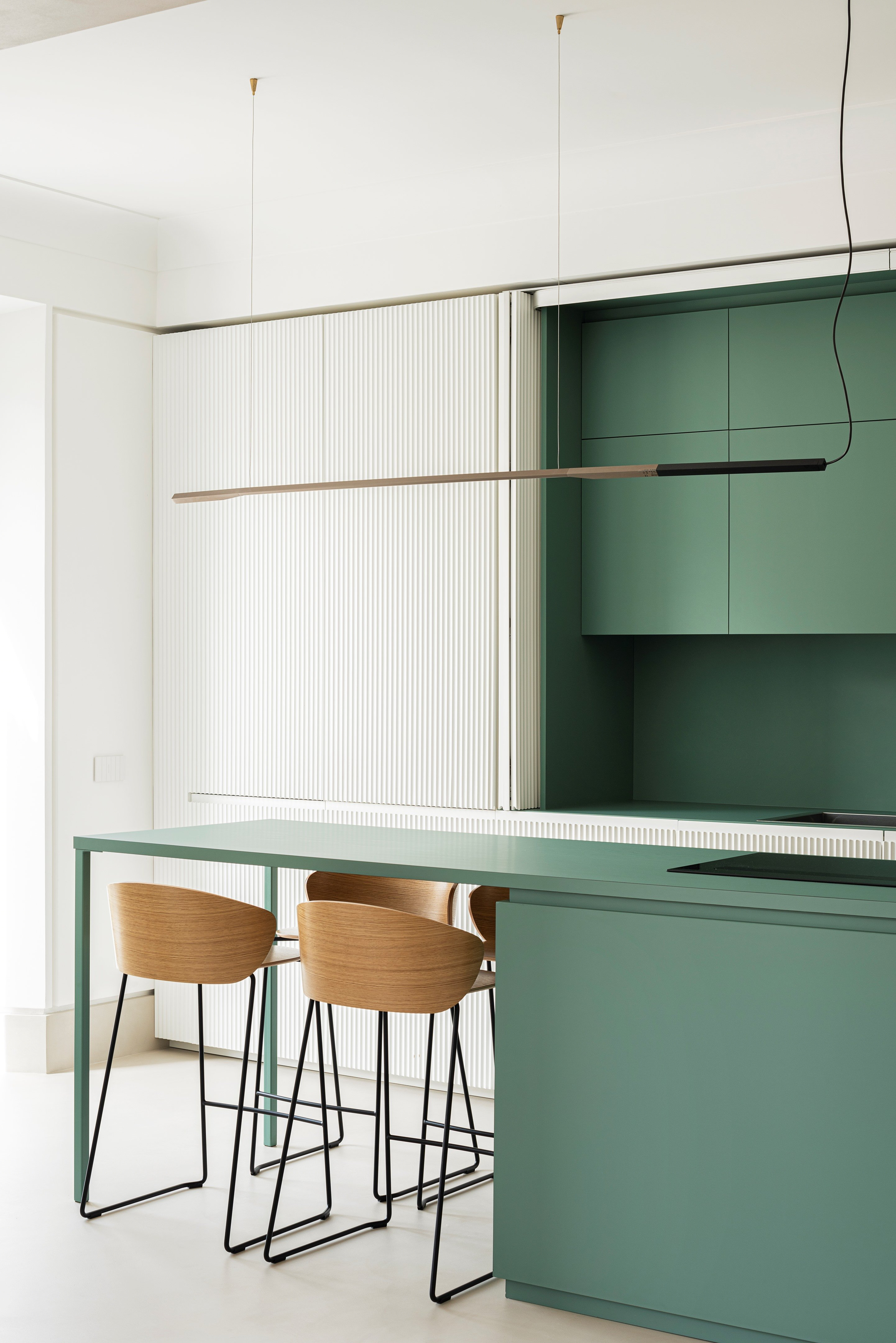 Bomori Architetti 设计的罗马平层公寓——视觉连接和现代风格-18