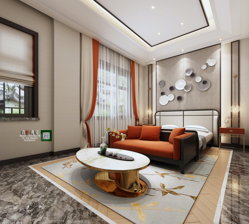 南京玖墨视觉家装力作 | 数字图像表现的中高端室内设计-61