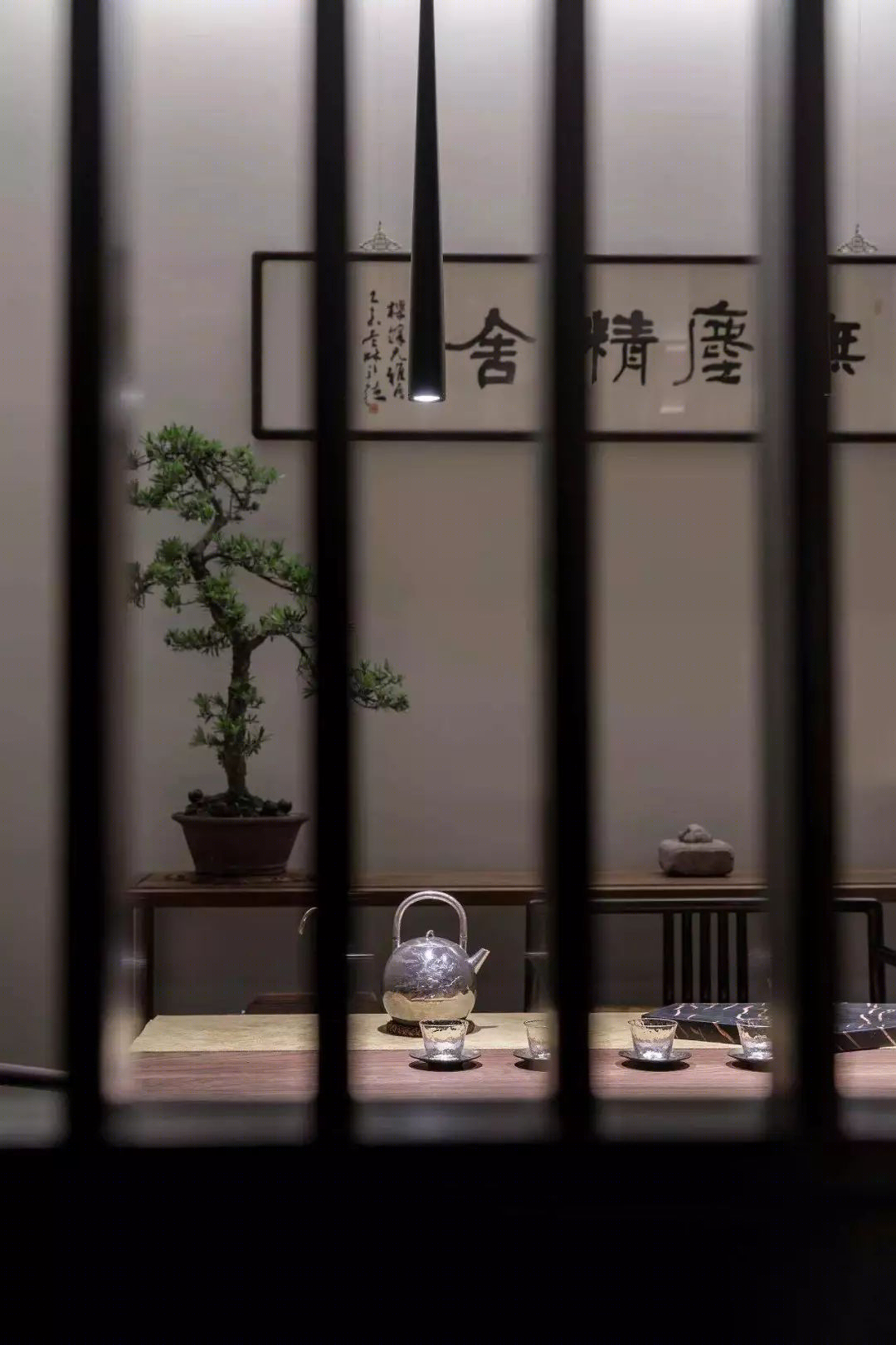 曦所 | 墨香茶韵的中式藏馆,小而美的生活空间-42